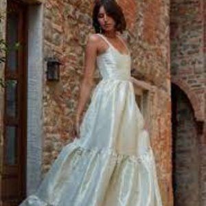 The Sold-out Avery Dress in Sage Duchess (never worn with tags)